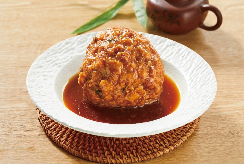 马蹄鲜肉狮子头